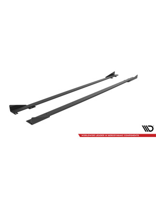 Diffusori minigonne street pro + Flaps Ford Fiesta ST Mk6 (Cod. M-FOFI6STCNC-SD1B+SF1G)