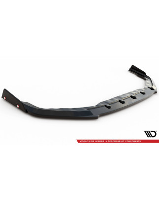 SPLITTER ANTERIORE + Flaps Nissan GTR R35 Facelift (Cod. M-NI-GTR-4F2-FD1G+FSF)