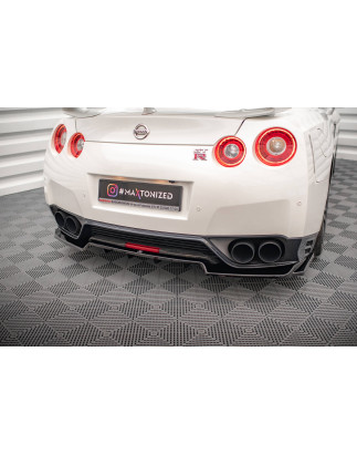 Splitter posteriore (con barre verticali) Nissan GTR R35 Facelift (Cod. M-NI-GTR-4F2-RD1G+RD2G)