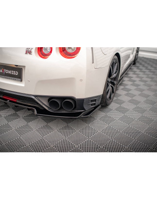 Splitter posteriore (con barre verticali) Nissan GTR R35 Facelift (Cod. M-NI-GTR-4F2-RD1G+RD2G)