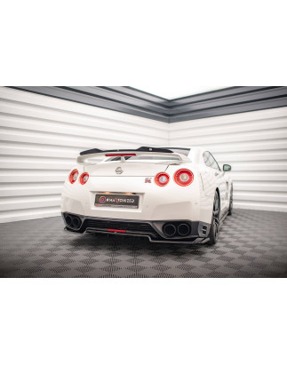Splitter posteriore (con barre verticali) Nissan GTR R35 Facelift (Cod. M-NI-GTR-4F2-RD1G+RD2G)