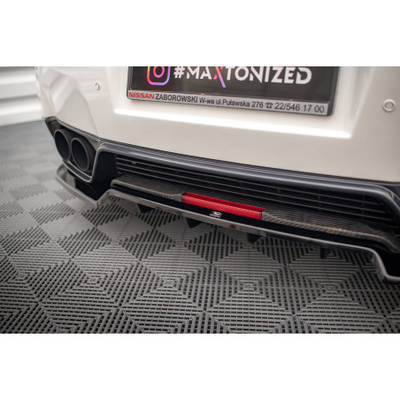 Splitter posteriore + Flaps for Nissan GTR R35 Facelift (Cod. M-NI-GTR-4F2-RD1G+RD2G+RSF)