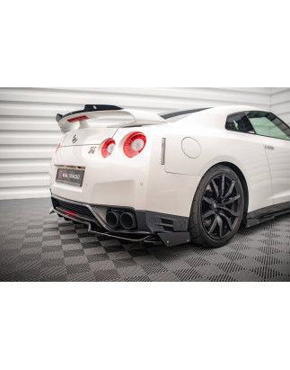 Splitter posteriore + Flaps for Nissan GTR R35 Facelift (Cod. M-NI-GTR-4F2-RD1G+RD2G+RSF)