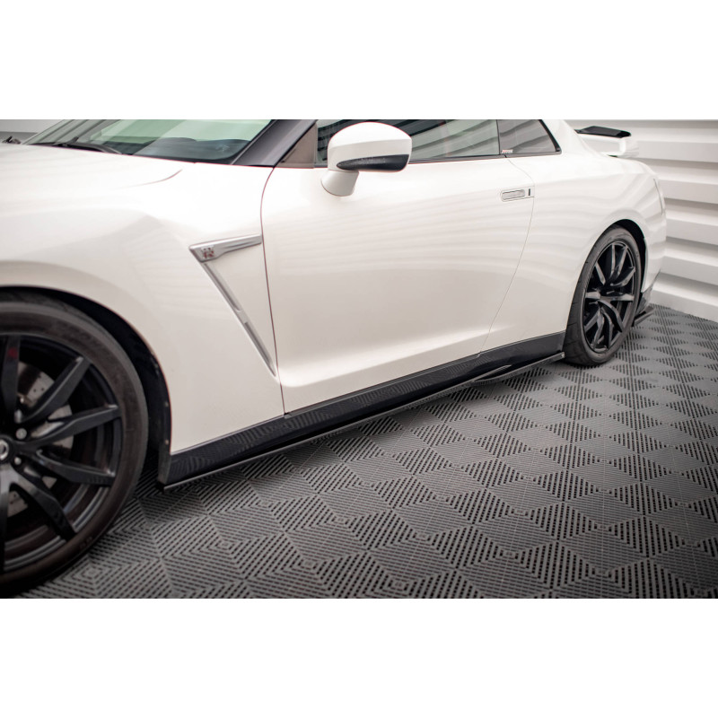 Diffusori minigonne Nissan GTR R35 Facelift (Cod. M-NI-GTR-4F2-SD1G)