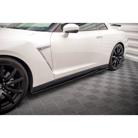 Diffusori minigonne Nissan GTR R35 Facelift (Cod. M-NI-GTR-4F2-SD1G)