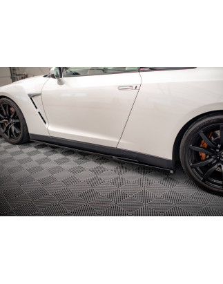 Diffusori minigonne Nissan GTR R35 Facelift (Cod. M-NI-GTR-4F2-SD1G)