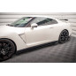 Diffusori minigonne + Flaps Nissan GTR R35 Facelift (Cod. M-NI-GTR-4F2-SD1G+SF)