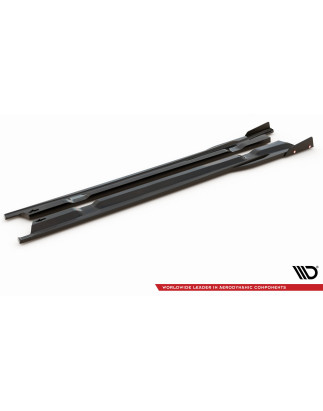 Diffusori minigonne + Flaps Nissan GTR R35 Facelift (Cod. M-NI-GTR-4F2-SD1G+SF)