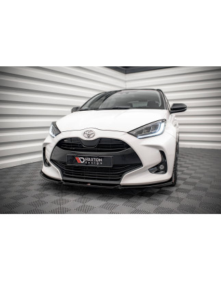SPLITTER ANTERIORE V.1 + Flaps Toyota Yaris Mk4 (Cod. M-TO-YA-4-FD1G+FSF)