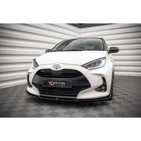 SPLITTER ANTERIORE V.1 + Flaps Toyota Yaris Mk4 (Cod. M-TO-YA-4-FD1G+FSF)