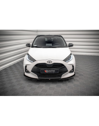 SPLITTER ANTERIORE V.1 + Flaps Toyota Yaris Mk4 (Cod. M-TO-YA-4-FD1G+FSF)