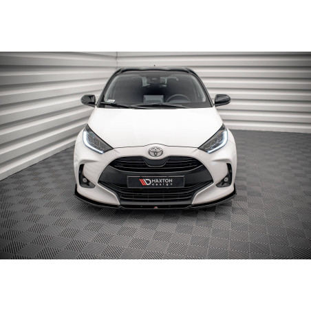 SPLITTER ANTERIORE V.1 + Flaps Toyota Yaris Mk4 (Cod. M-TO-YA-4-FD1G+FSF)