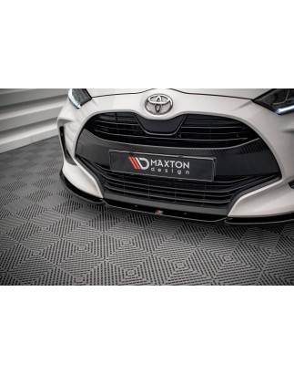 SPLITTER ANTERIORE V.1 + Flaps Toyota Yaris Mk4 (Cod. M-TO-YA-4-FD1G+FSF)