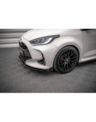 SPLITTER ANTERIORE V.1 + Flaps Toyota Yaris Mk4 (Cod. M-TO-YA-4-FD1G+FSF)