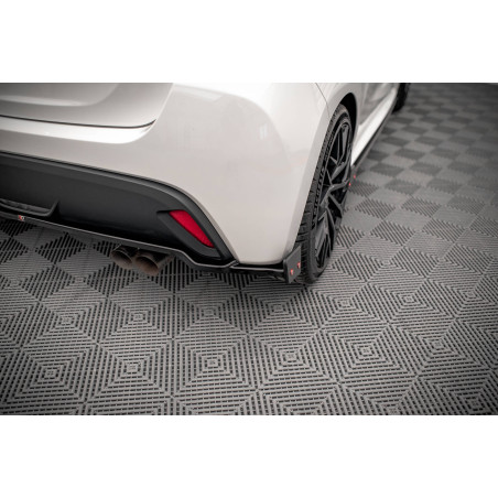 Splitter posteriore V.1 + Flaps  Toyota Yaris Mk4 (Cod. M-TO-YA-4-RD1G+RSF)