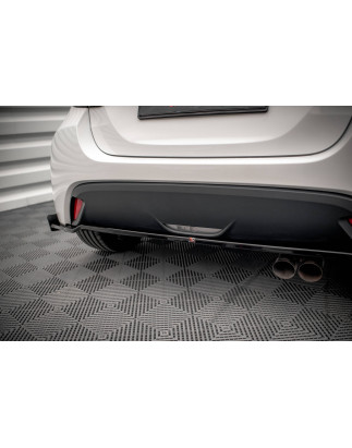 Splitter posteriore V.1 + Flaps  Toyota Yaris Mk4 (Cod. M-TO-YA-4-RD1G+RSF)