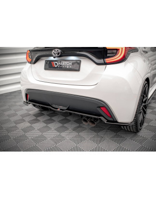 Splitter posteriore (con barre verticali) V.2 Toyota Yaris Mk4 (Cod. M-TO-YA-4-RD2G+RD3G)