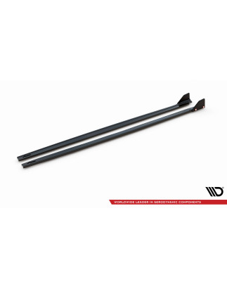 Diffusori minigonne  V.1 + Flaps Toyota Yaris Mk4 (Cod. M-TO-YA-4-SD1G+SF)