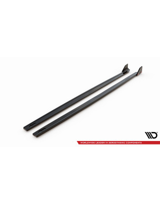 Diffusori minigonne  V.1 + Flaps Toyota Yaris Mk4 (Cod. M-TO-YA-4-SD1G+SF)