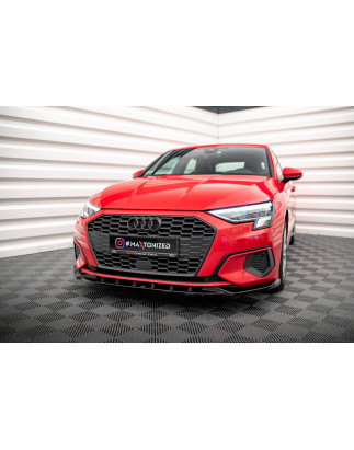 SPLITTER ANTERIORE V.1 Audi A3 8Y (Cod. M-AU-A3-8Y-FD1G)