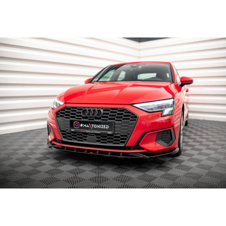 SPLITTER ANTERIORE V.1 Audi A3 8Y (Cod. M-AU-A3-8Y-FD1G)
