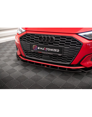 SPLITTER ANTERIORE V.1 Audi A3 8Y (Cod. M-AU-A3-8Y-FD1G)