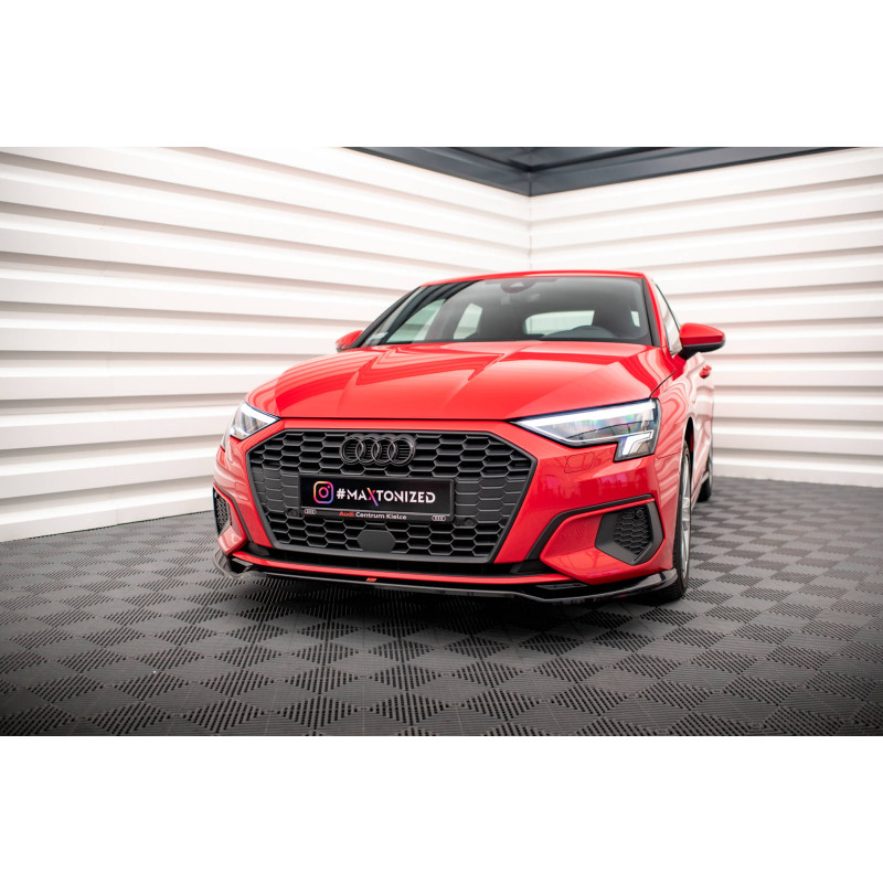 SPLITTER ANTERIORE V.2 Audi A3 8Y (Cod. M-AU-A3-8Y-FD2G)