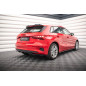 Splitter posteriore (con barre verticali) Audi A3 Sportback 8Y (Cod. M-AU-A3-8Y-RD1G+RD2G)