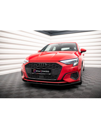 SPLITTER ANTERIORE street pro Audi A3 8Y (Cod. M-AUA38YCNC-FD1B)