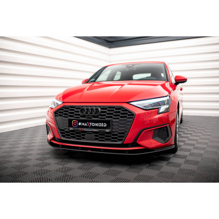 SPLITTER ANTERIORE street pro Audi A3 8Y (Cod. M-AUA38YCNC-FD1B)