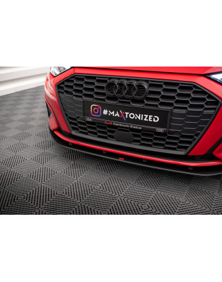 SPLITTER ANTERIORE street pro Audi A3 8Y (Cod. M-AUA38YCNC-FD1B)