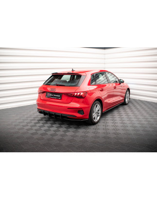 DIFFUSORE POSTERIORE street pro Audi A3 Sportback 8Y (Cod. M-AUA38YCNC-RS1B)