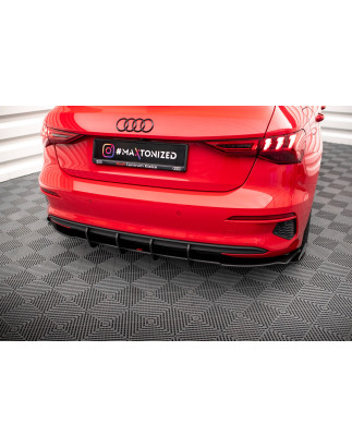 Street Pro Sottoparaurti posteriore + Flaps Audi A3 Sportback 8Y (Cod. M-AUA38YCNC-RS1B+RSF1G)