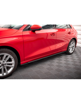 Diffusori minigonne street pro Audi A3 8Y (Cod. M-AUA38YCNC-SD1B)
