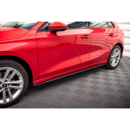 Diffusori minigonne street pro Audi A3 8Y (Cod. M-AUA38YCNC-SD1B)