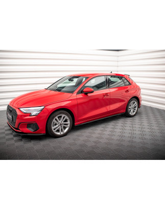 Diffusori minigonne street pro Audi A3 8Y (Cod. M-AUA38YCNC-SD1B)