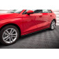 Diffusori minigonne street pro + Flaps Audi A3 8Y (Cod. M-AUA38YCNC-SD1B+SF1G)