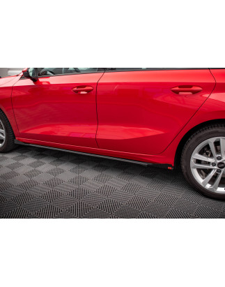 Diffusori minigonne street pro + Flaps Audi A3 8Y (Cod. M-AUA38YCNC-SD1B+SF1G)