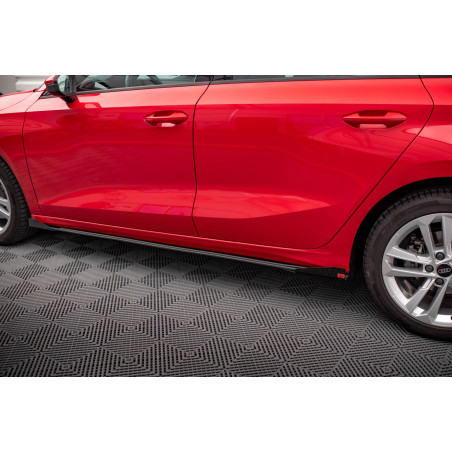 Diffusori minigonne street pro + Flaps Audi A3 8Y (Cod. M-AUA38YCNC-SD1B+SF1G)