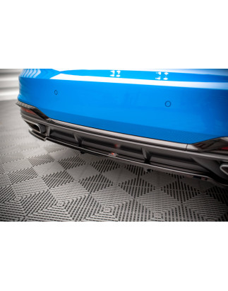Splitter posteriore (con barre verticali) Audi A5 S-Line F5 Facelift (Cod. M-AU-A5-2F-SLINE-SB-RD1G+