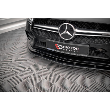SPLITTER ANTERIORE street pro Mercedes A35 AMG / AMG-Line Aero Pack W177 (Cod. M-MEA17735CNC-FD1B)