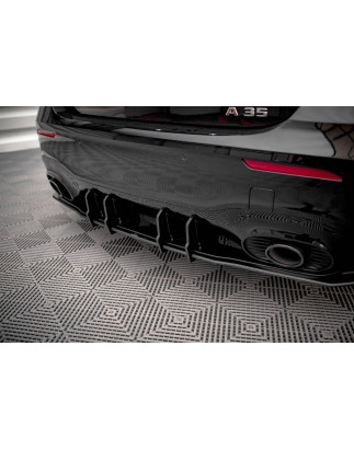DIFFUSORE POSTERIORE street pro Mercedes A35 AMG  Aero Pack W177 (Cod. M-MEA17735CNC-RS1B)