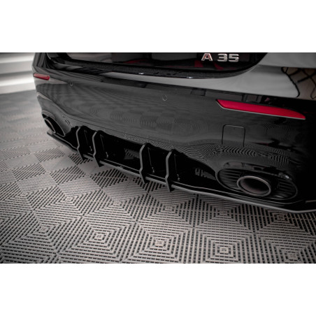 DIFFUSORE POSTERIORE street pro Mercedes A35 AMG  Aero Pack W177 (Cod. M-MEA17735CNC-RS1B)
