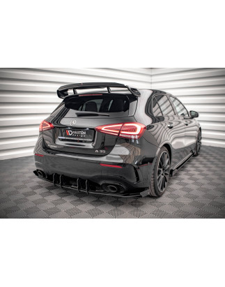 Street Pro Sottoparaurti posteriore + Flaps Mercedes A35 AMG  Aero Pack W177 (Cod. M-MEA17735CNC-RS1