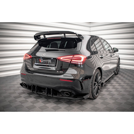 Street Pro Sottoparaurti posteriore + Flaps Mercedes A35 AMG  Aero Pack W177 (Cod. M-MEA17735CNC-RS1