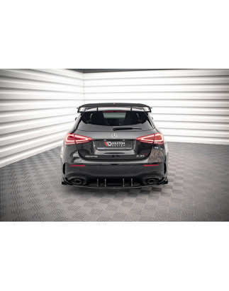 Street Pro Sottoparaurti posteriore + Flaps Mercedes A35 AMG  Aero Pack W177 (Cod. M-MEA17735CNC-RS1