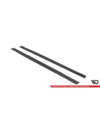 Diffusori minigonne street pro Mercedes A35 AMG / AMG-Line Aero Pack W177  (Cod. M-MEA17735CNC-SD1B)
