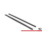 Diffusori minigonne street pro Mercedes A35 AMG / AMG-Line Aero Pack W177  (Cod. M-MEA17735CNC-SD1B)
