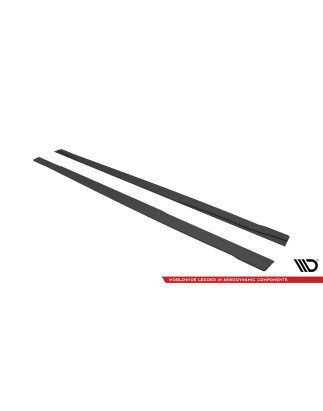 Diffusori minigonne street pro Mercedes A35 AMG / AMG-Line Aero Pack W177  (Cod. M-MEA17735CNC-SD1B)