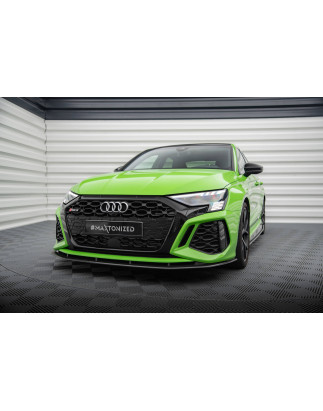 Splitter anteriore in carbonio  Audi RS3 berlina / Sportback 8Y (Cod. M-CF-AU-RS3-8Y-FD1-245-P)